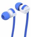 Yison Stereo Earphones with Microphone and Flat Cable for Android/iOs Devices Blue CX390-B